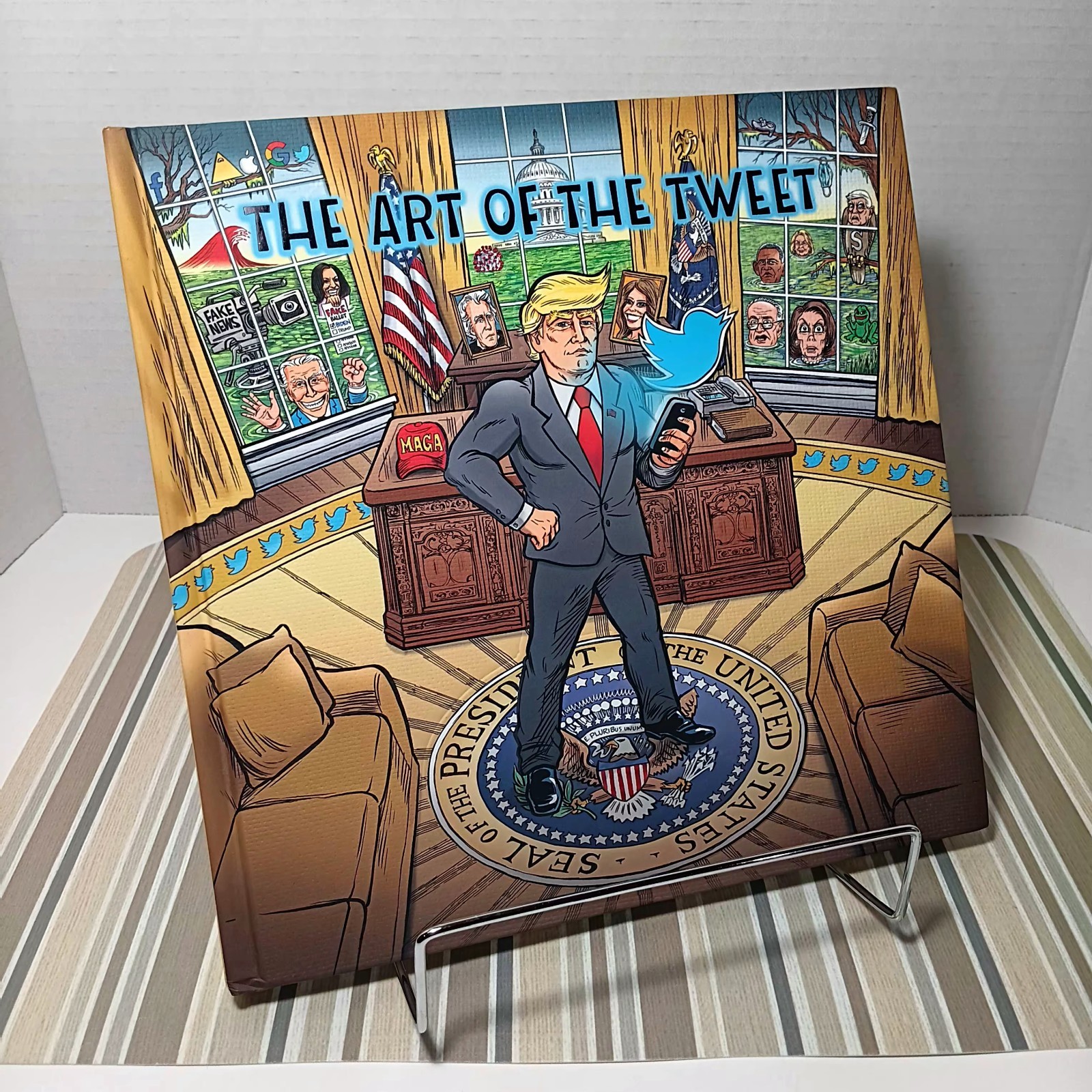 ​The Art of the Tweet Donald Trump Hardcover Book 2021 Ben Garrison Art