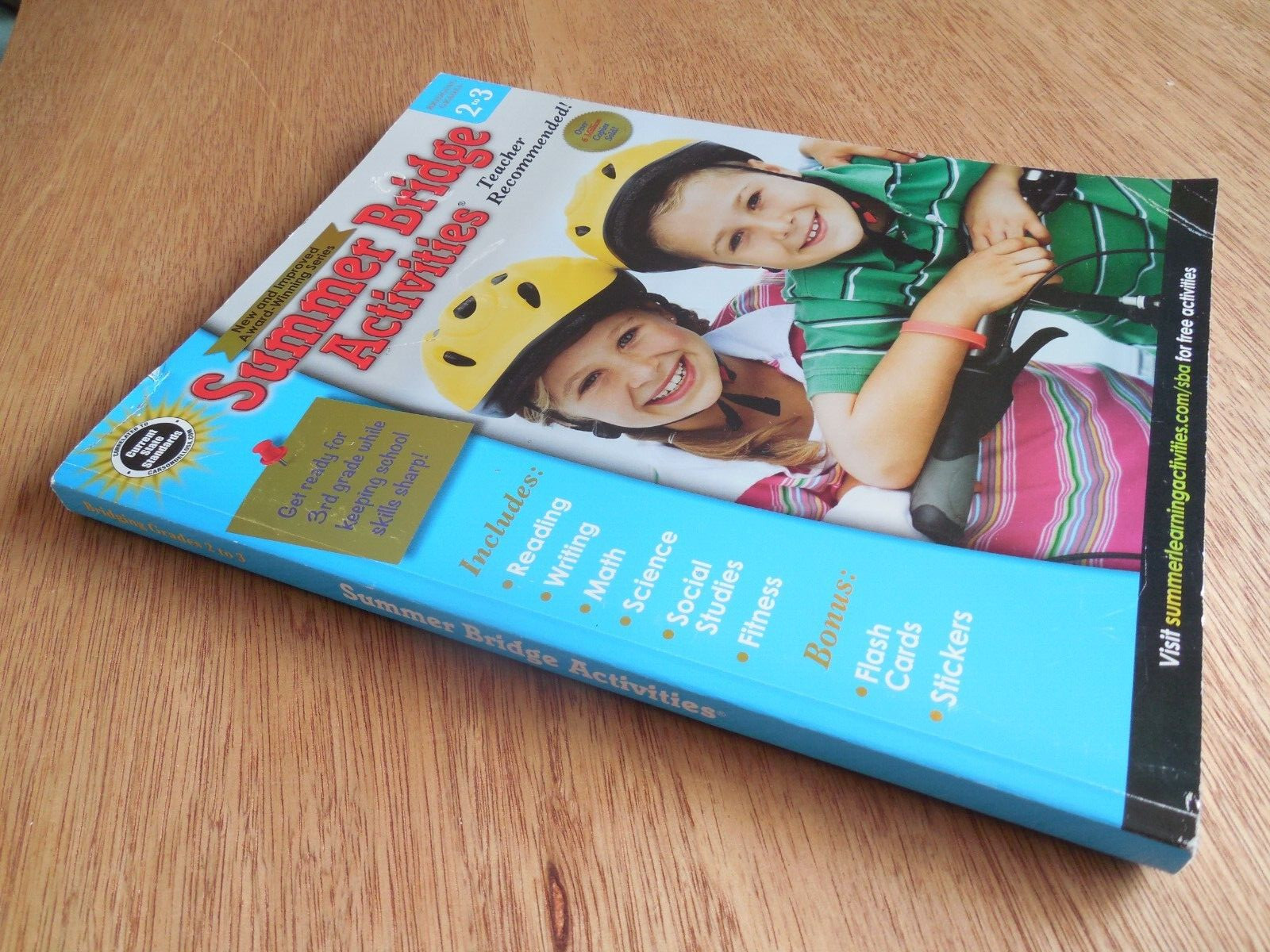 NEW! Summer Bridge Activities for Grades 2 to 3 with Flash Cards & Stickers