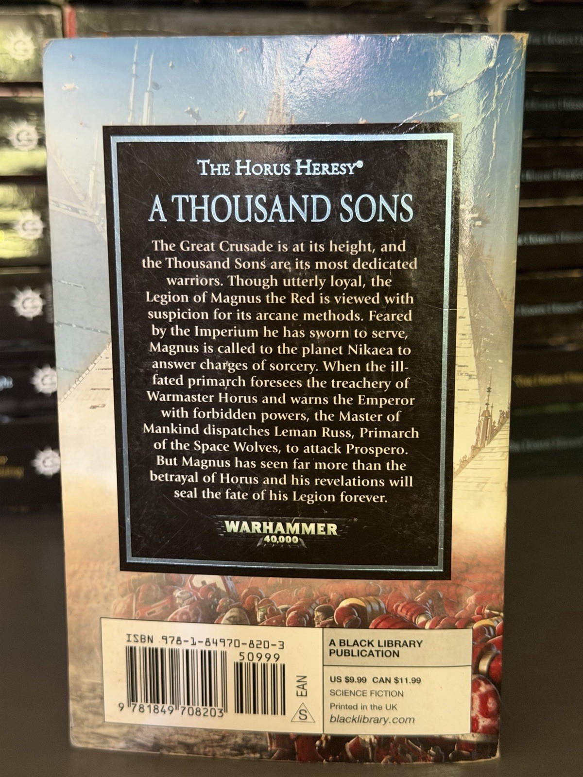 Warhammer The Horus Heresy a Thousand Sons Paperback Free Shipping 2014