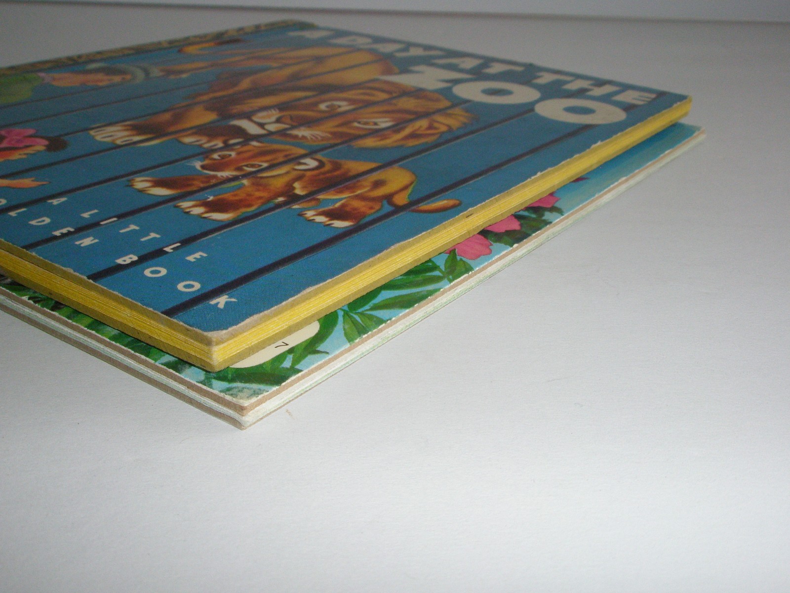 Little Golden Books Day In Jungle A Day At The Zoo 1st Ed #309-56 #88