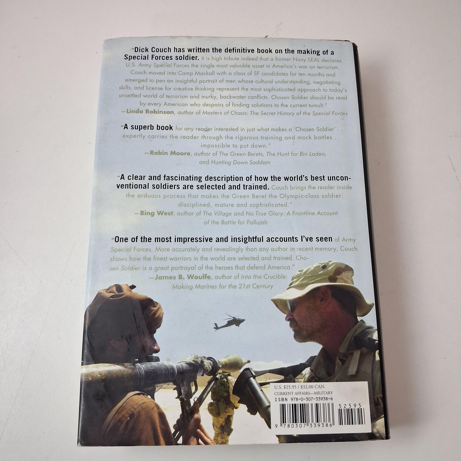 Chosen Soldier Dick Couch HC 2007 1st Ed US Army Special Forces War Book