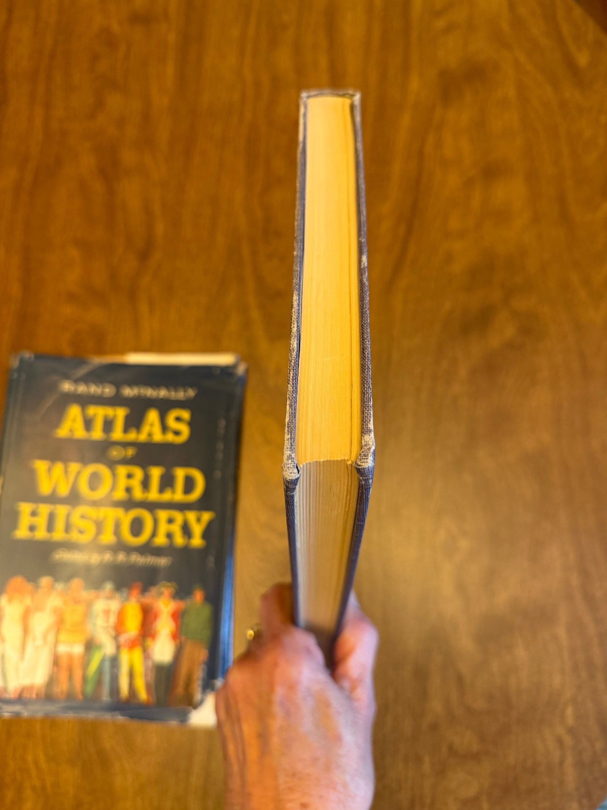Rand McNally Atlas of World History – 132 pgs maps HCDJ 1957