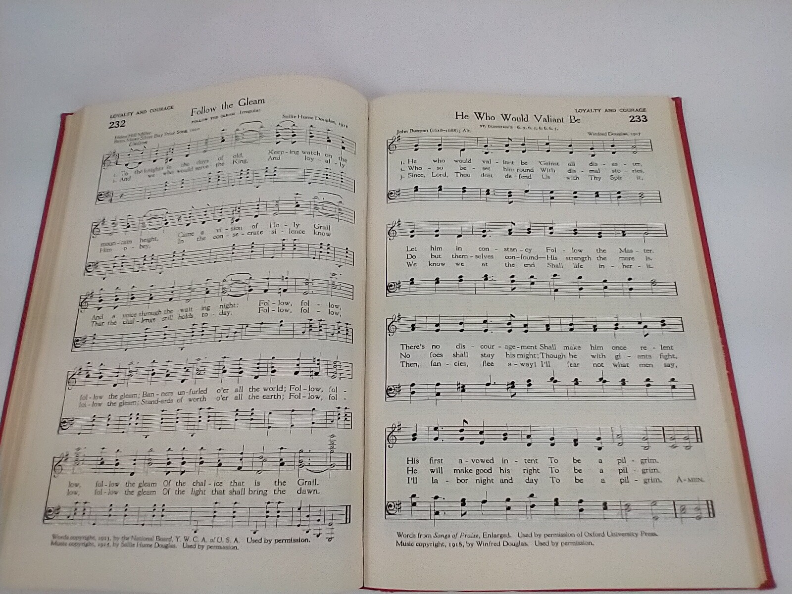 The Hymnal For Youth 1956 Westminster Press 19th Printing Vintage Hymn Book