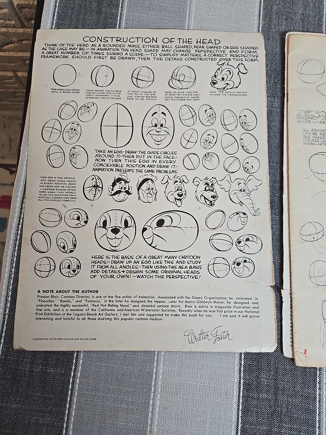 Animation by Preston Blair Learn How To Draw Animated Cartoons c. 1949