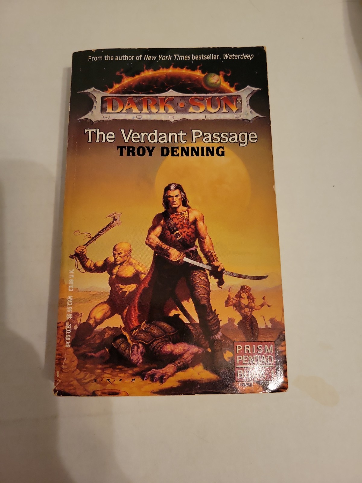 Dungeons And Dragons Dark Sun Prism Pentad Paperback Complete Book Lot 1-5