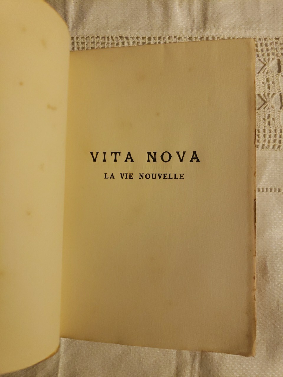 Vita Nova by Dante Alighieri French Book 1924 Deco Illustrations By GIO COLUCCI