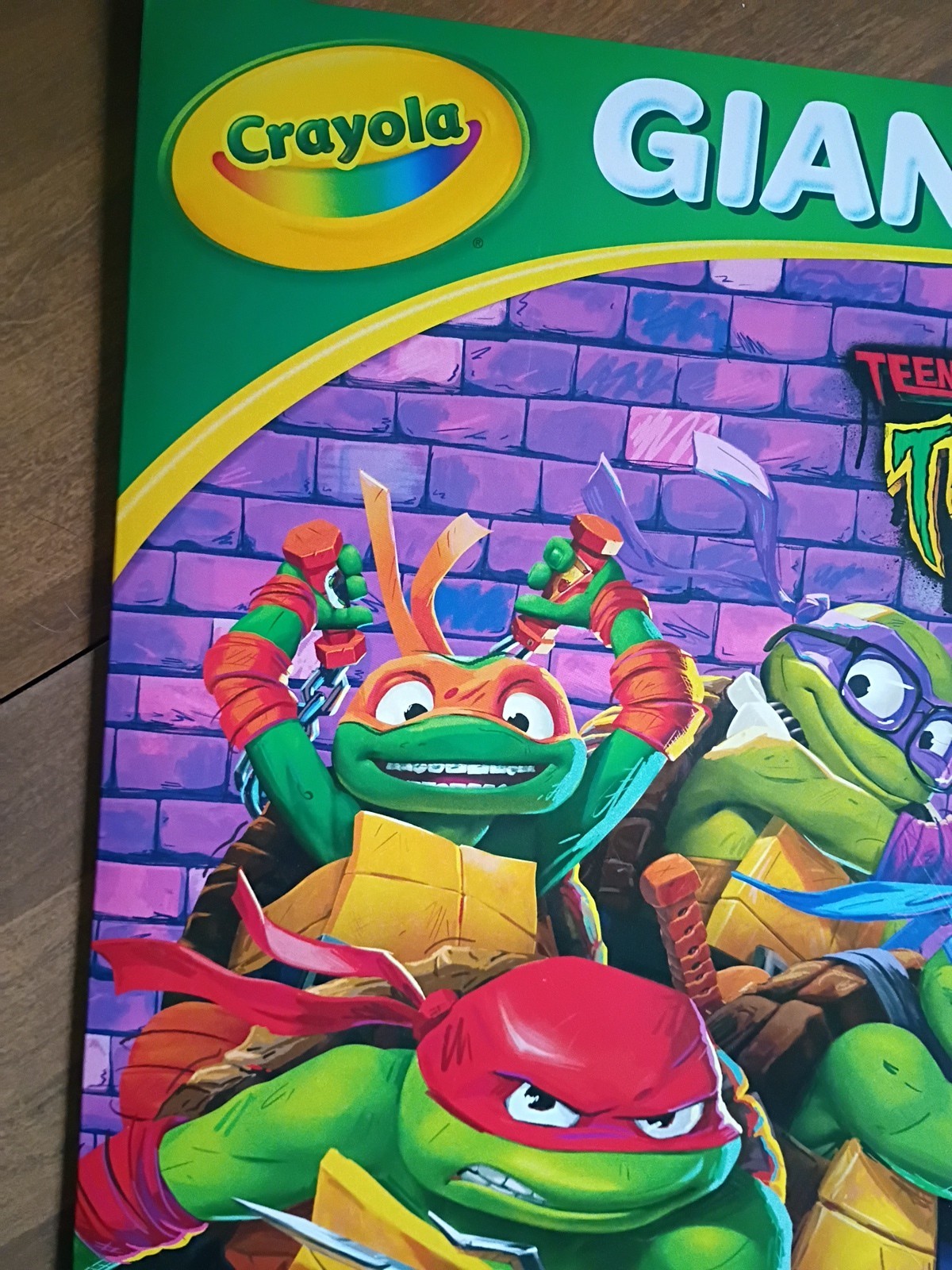 Teenage Mutant Ninja Turtle Giant Coloring Pages by Crayola 18 pages-Nickelodeon