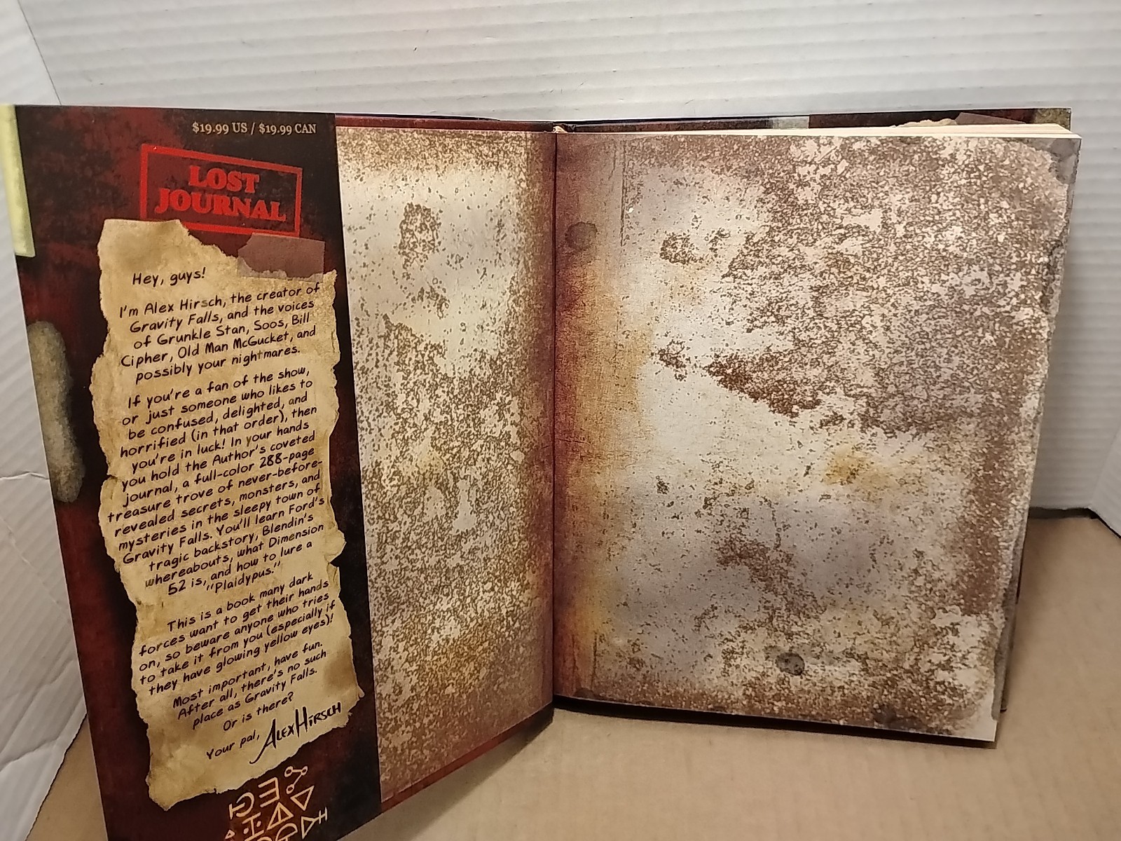Gravity Falls : Journal 3 by Alex Hirsch – 2016 – 1st Edition Hardcover w/ DJ