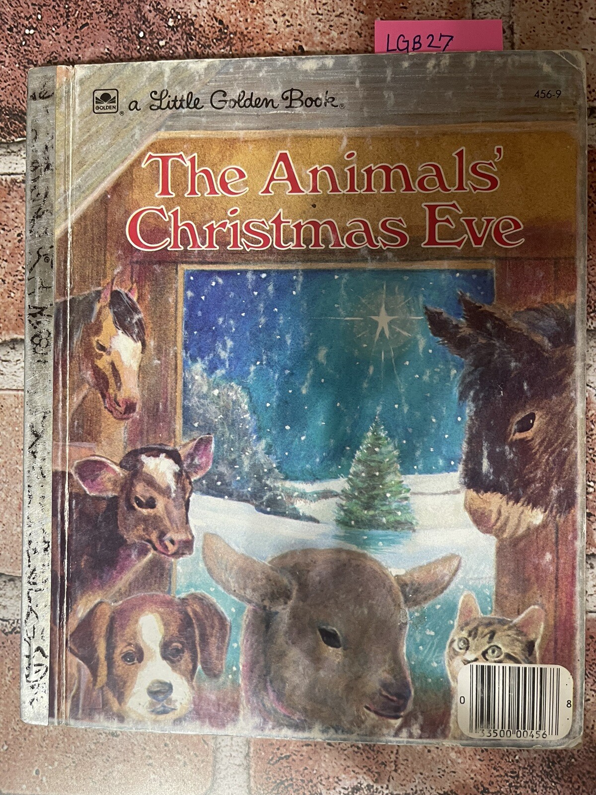 The Animals’ Christmas Eve (456-9) | Little Golden Book | VINTAGE 1977