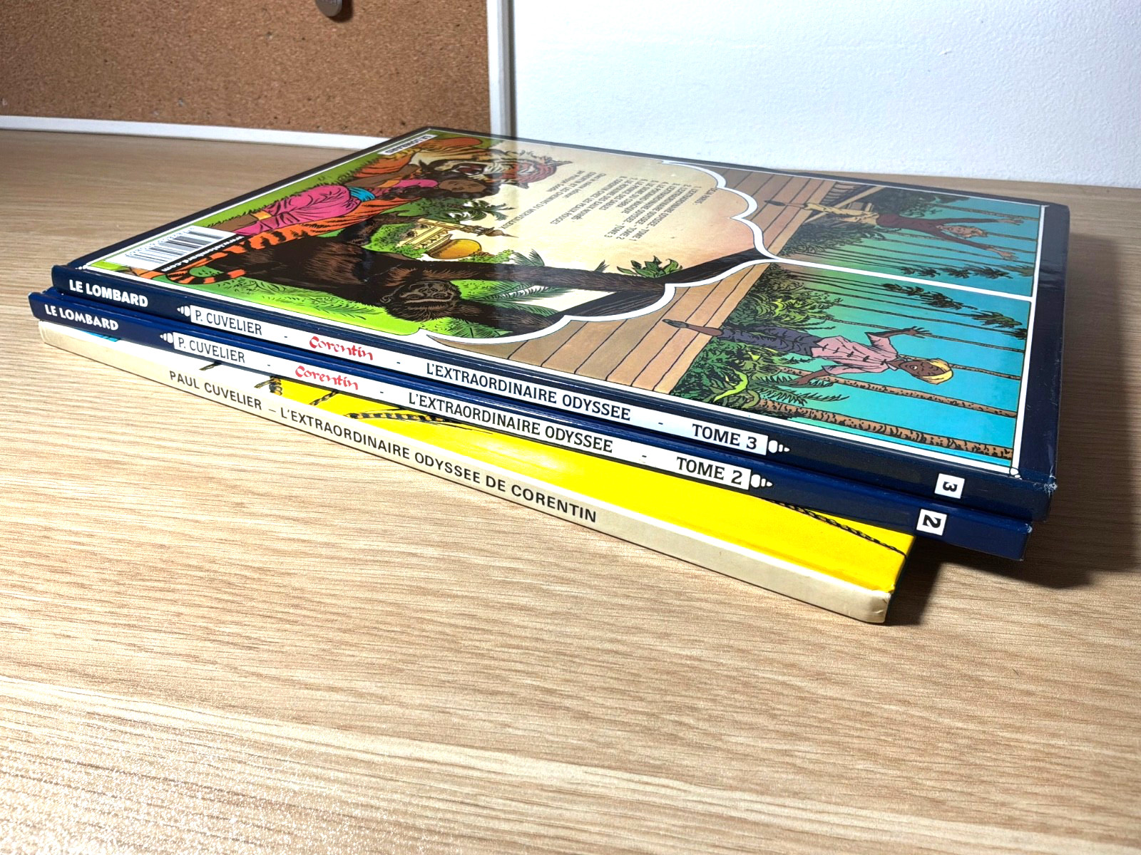 Corentin L’Extraordinaire Odyssée de Corentin 3-Book Set Vol. 1, 2,/ 3 French HC