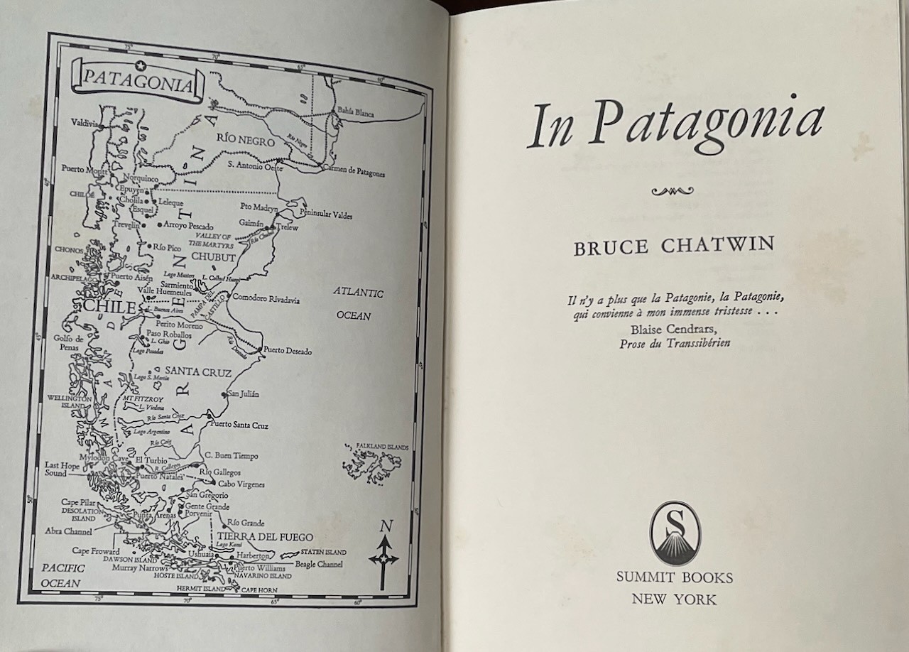 In Patagonia / Bruce Chatwin / Summit Books 1977 HC FE later printing
