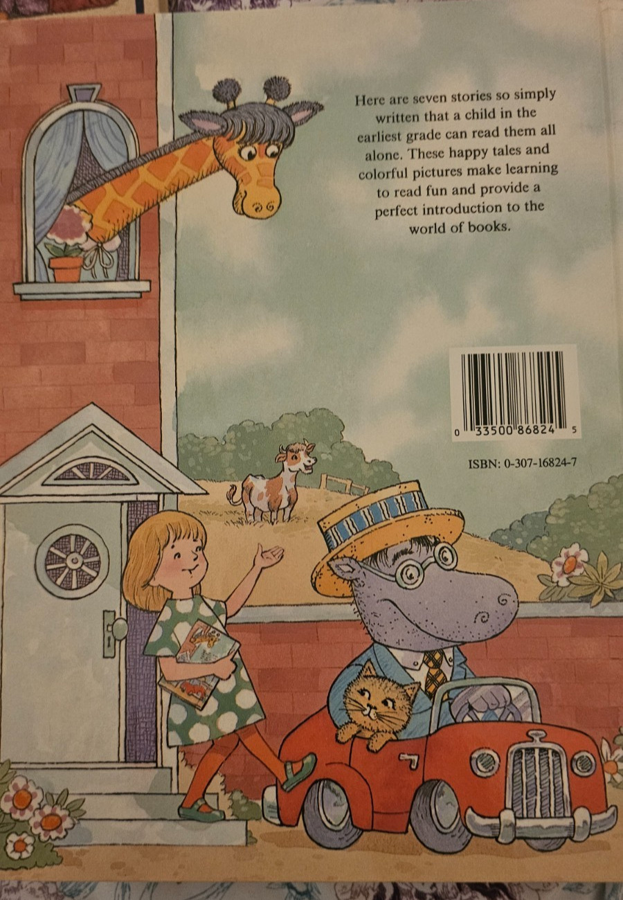 THE READ-IT-YOURSELF STORYBOOK- HARDCOVER- 1971-A GOLDEN BOOK- 7 STORIES- EUC