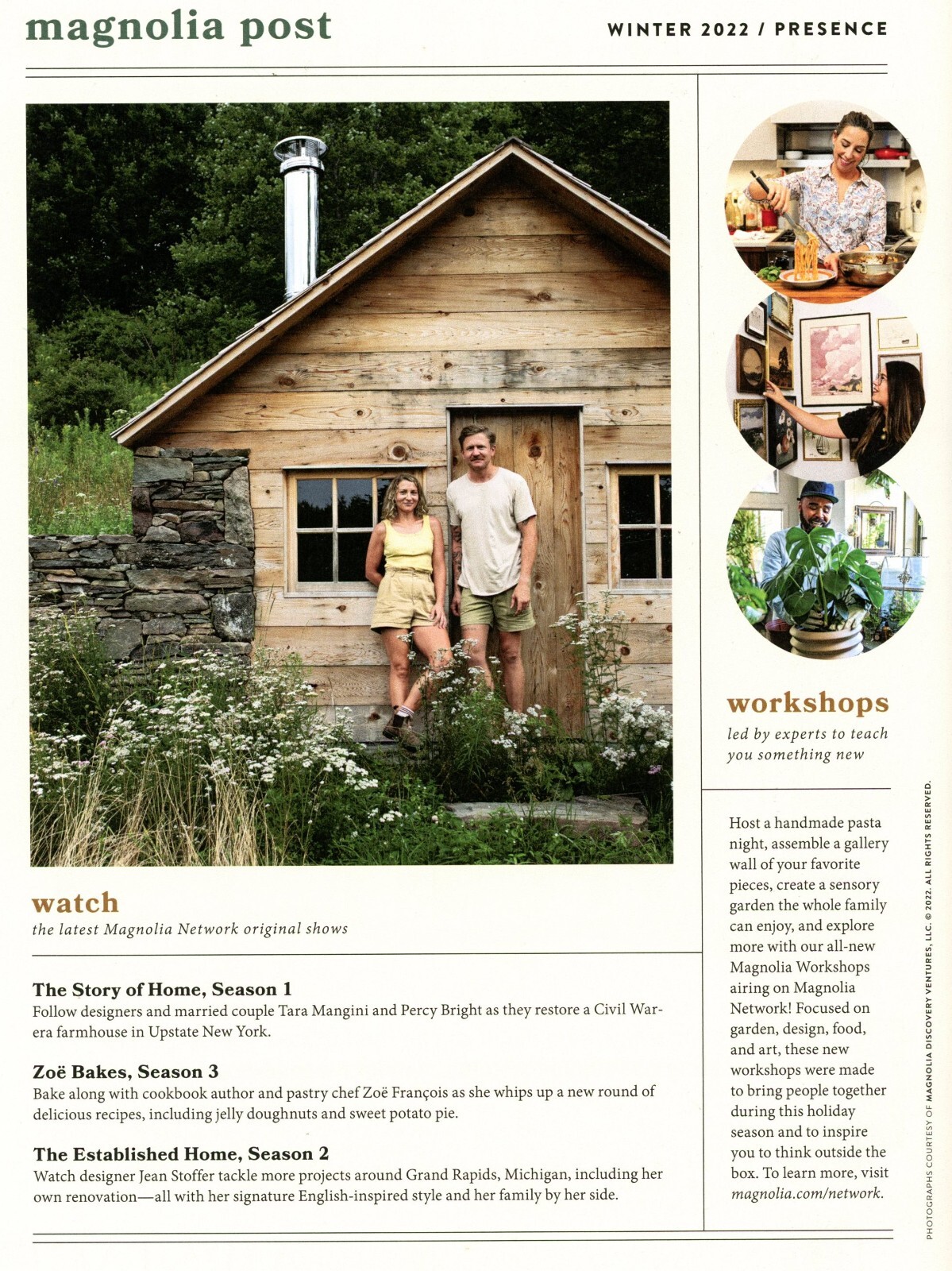 MAGNOLIA Magazine – Winter 2022 with Joanna Gaines on the cover