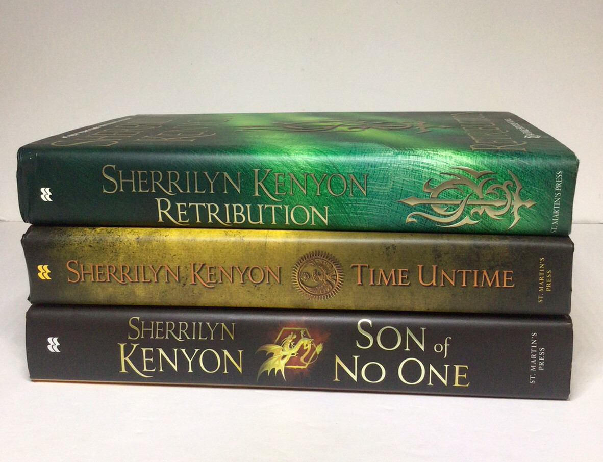 Sherrilyn Kenyon Dark Hunter Retribution Time Untime Son Of No One Set Of 3