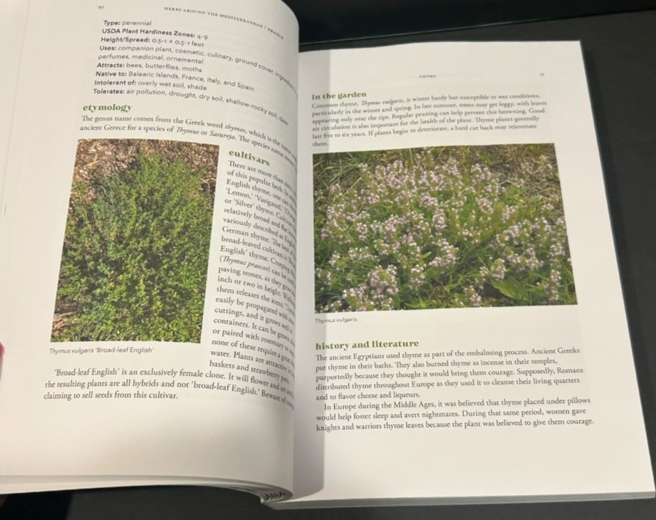 Herbs Around The Mediterranean by St. Louis Herb Society Signed 2023 Paperback