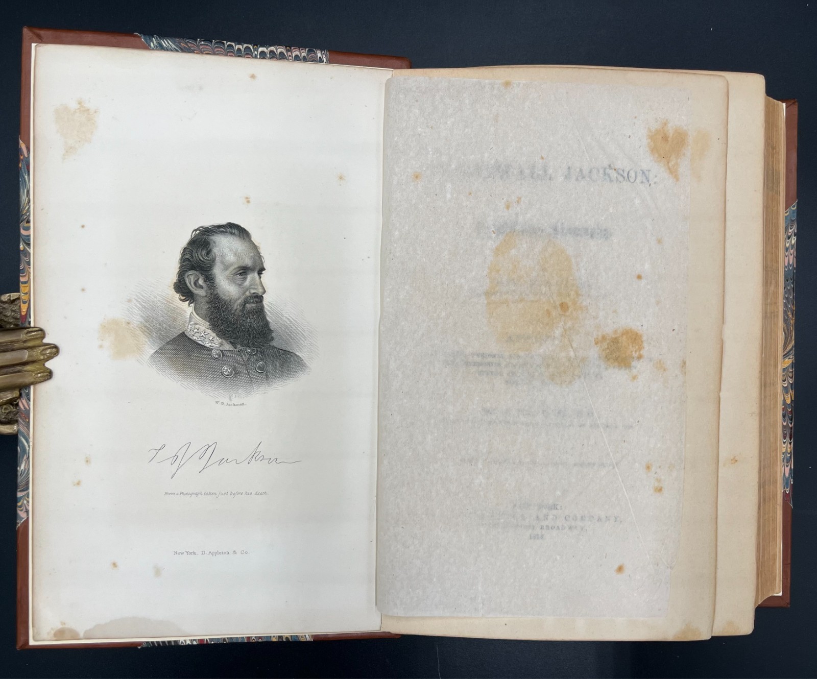Stonewall Jackson: A Military Biography. Cooke. 1876 Appleton Printing.