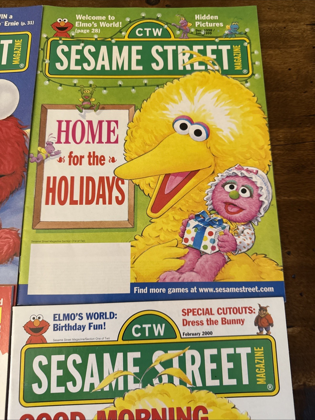ctw sesame street magazine lot Of 13 Mainly 1999 & 2000