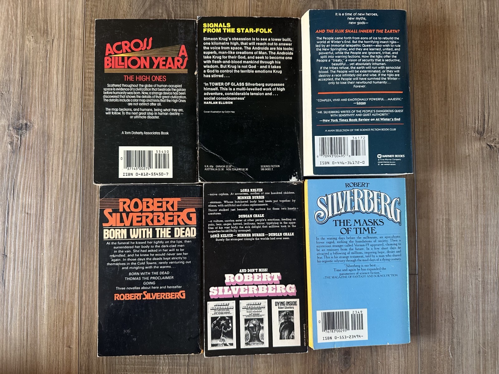 Robert Silverberg Vintage Science Fiction Sci-Fi Paperback Book Lot PB Books SF