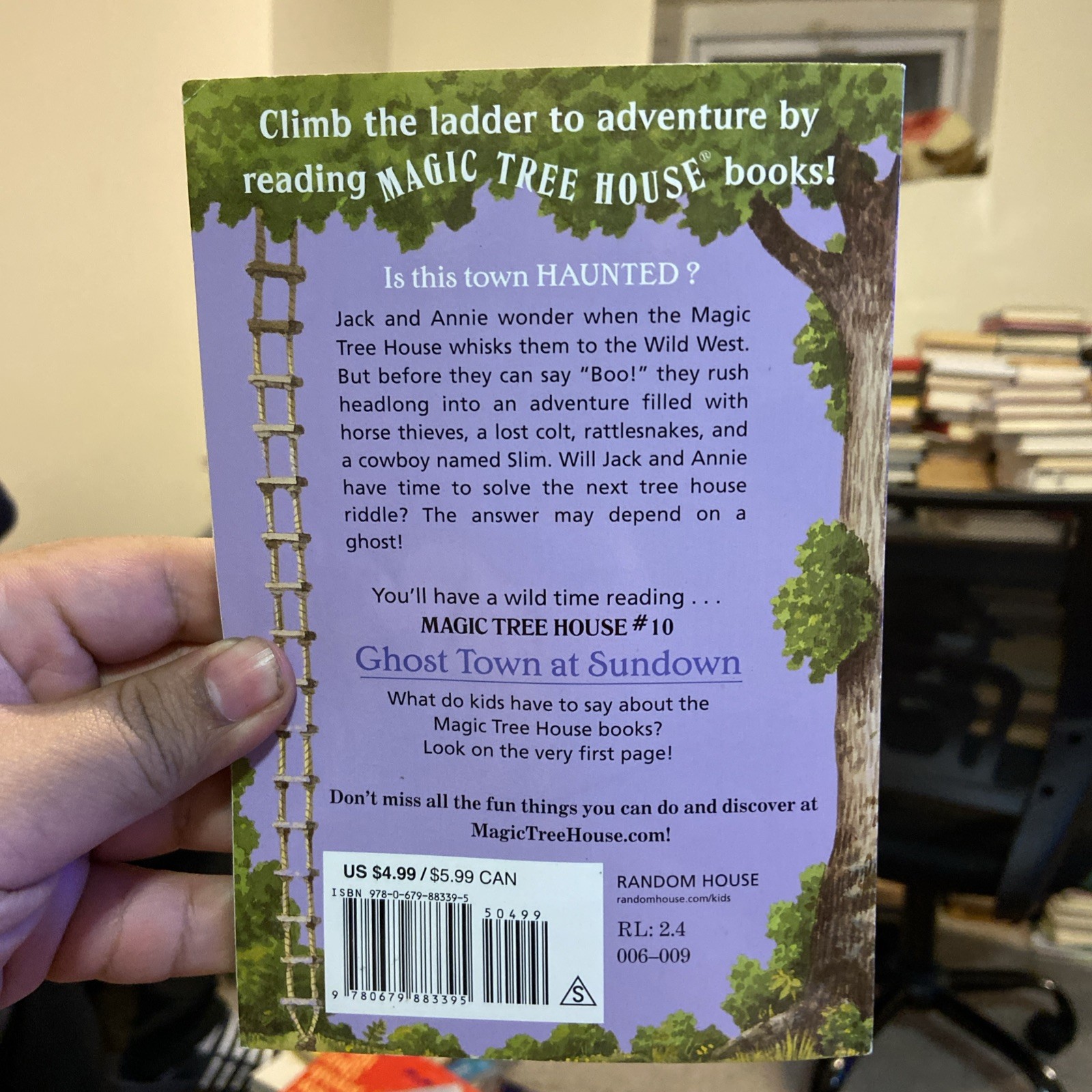 Ghost Town at Sundown Magic Tree House Book