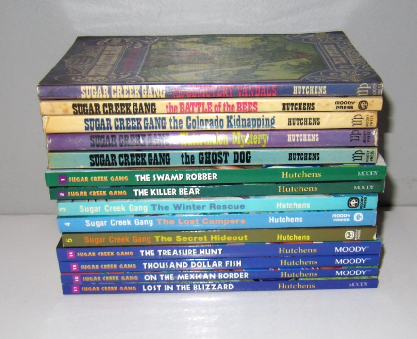 Lot of 13 Sugar Creek Gang books by Paul Hutchens PB Moody Press