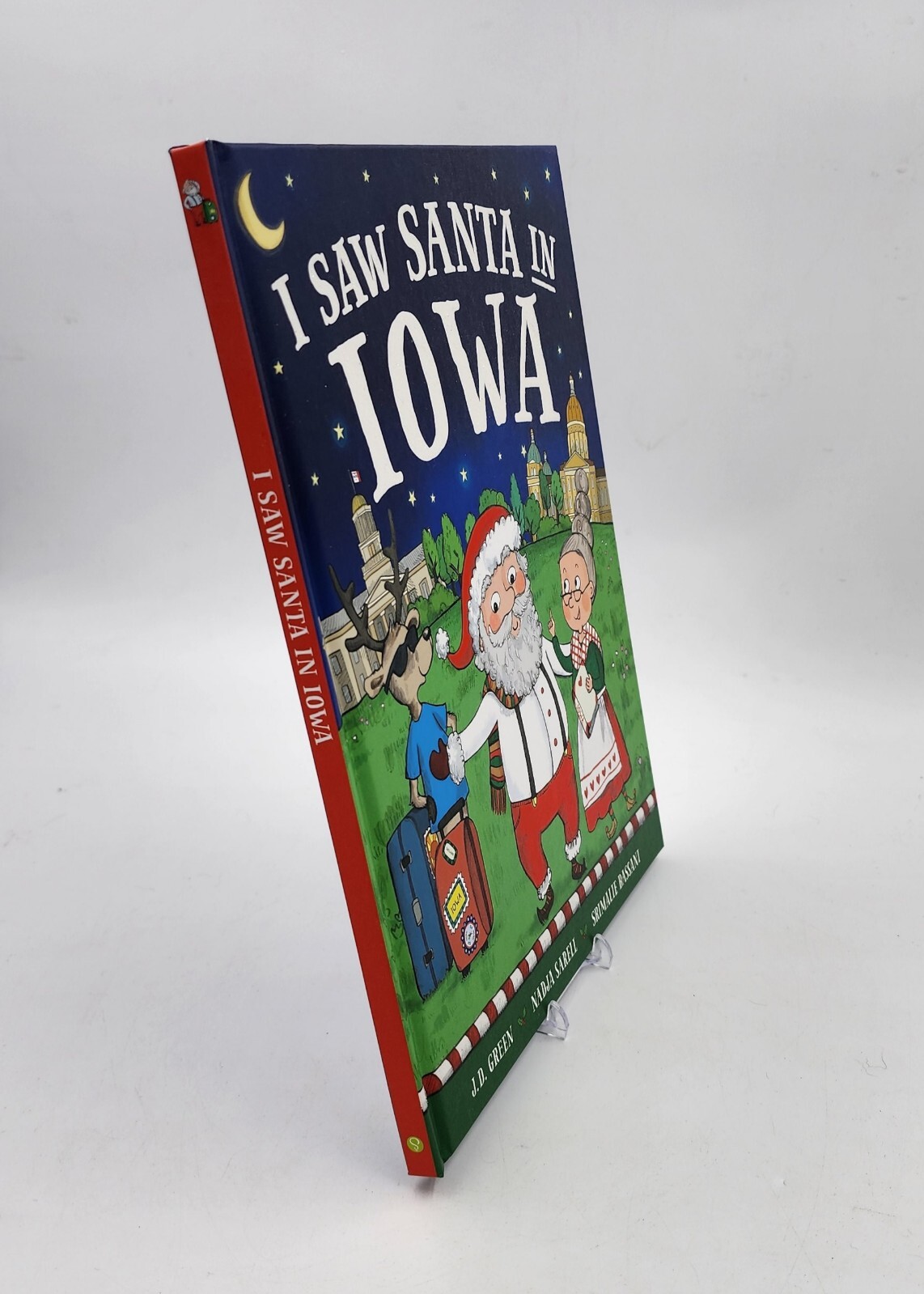 I Saw Santa in Iowa – Hardcover Book By JD Green