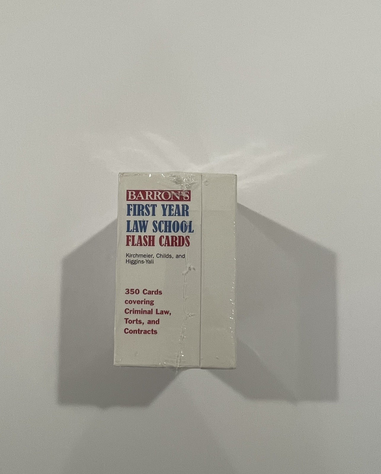 NEW Barton’s First Year Law School Flash Cards : 350 Cards 2010 RARE SEALED