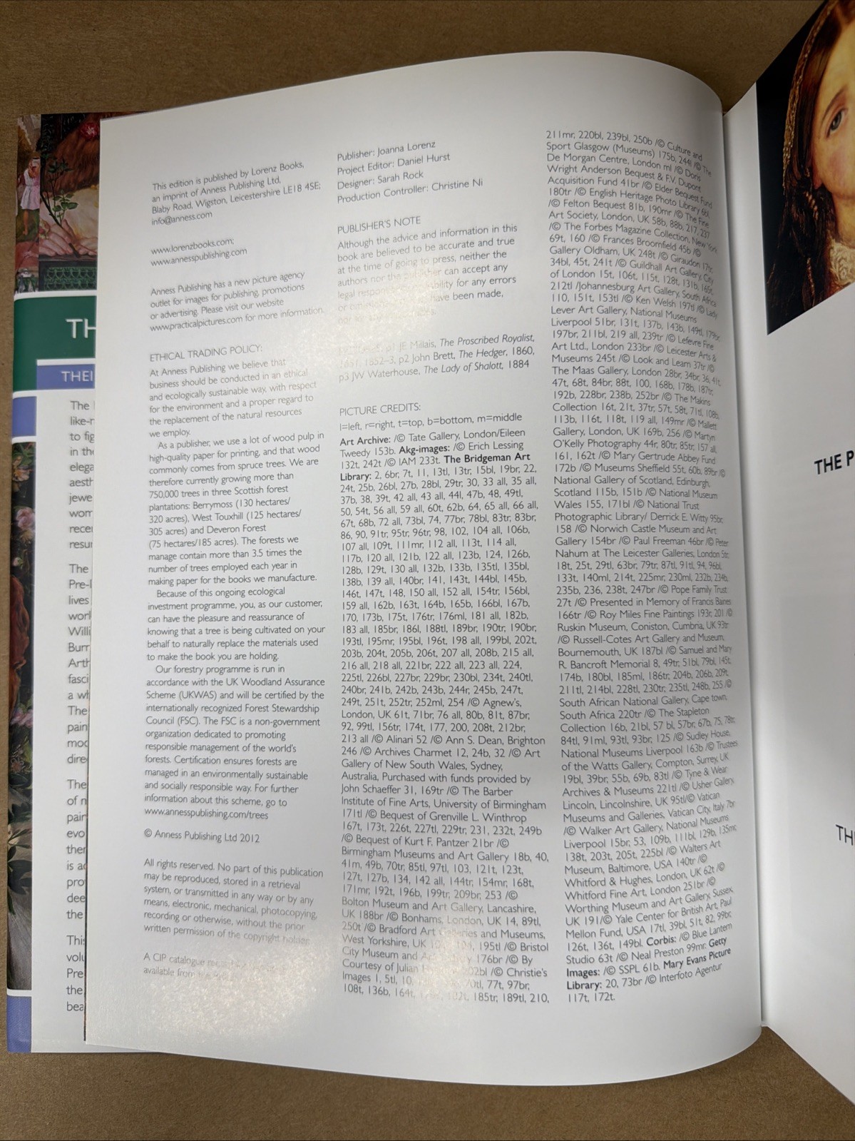 The Pre-Raphaelites: Their Lives and Works in 500 Images. Hardcover.