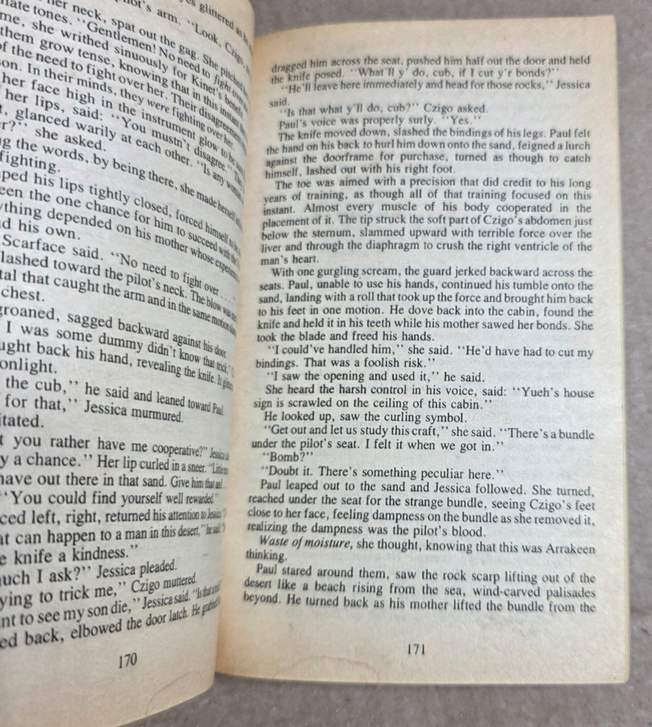 Dune by Frank Herbert paperback book Berkley 1975