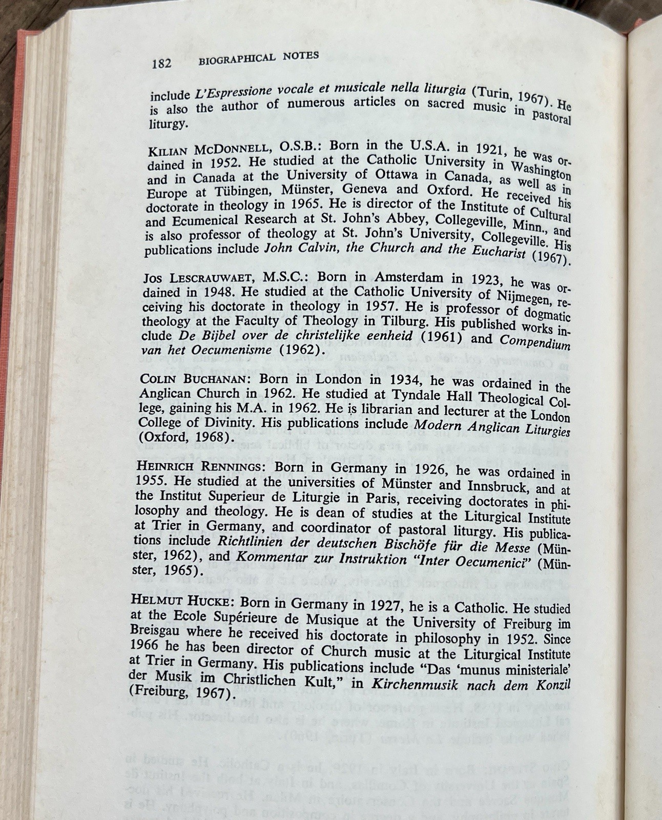 The Crisis of Liturgical Reform 1969 Liturgy CONCILIUM Vol. 42 Paulist Press HC