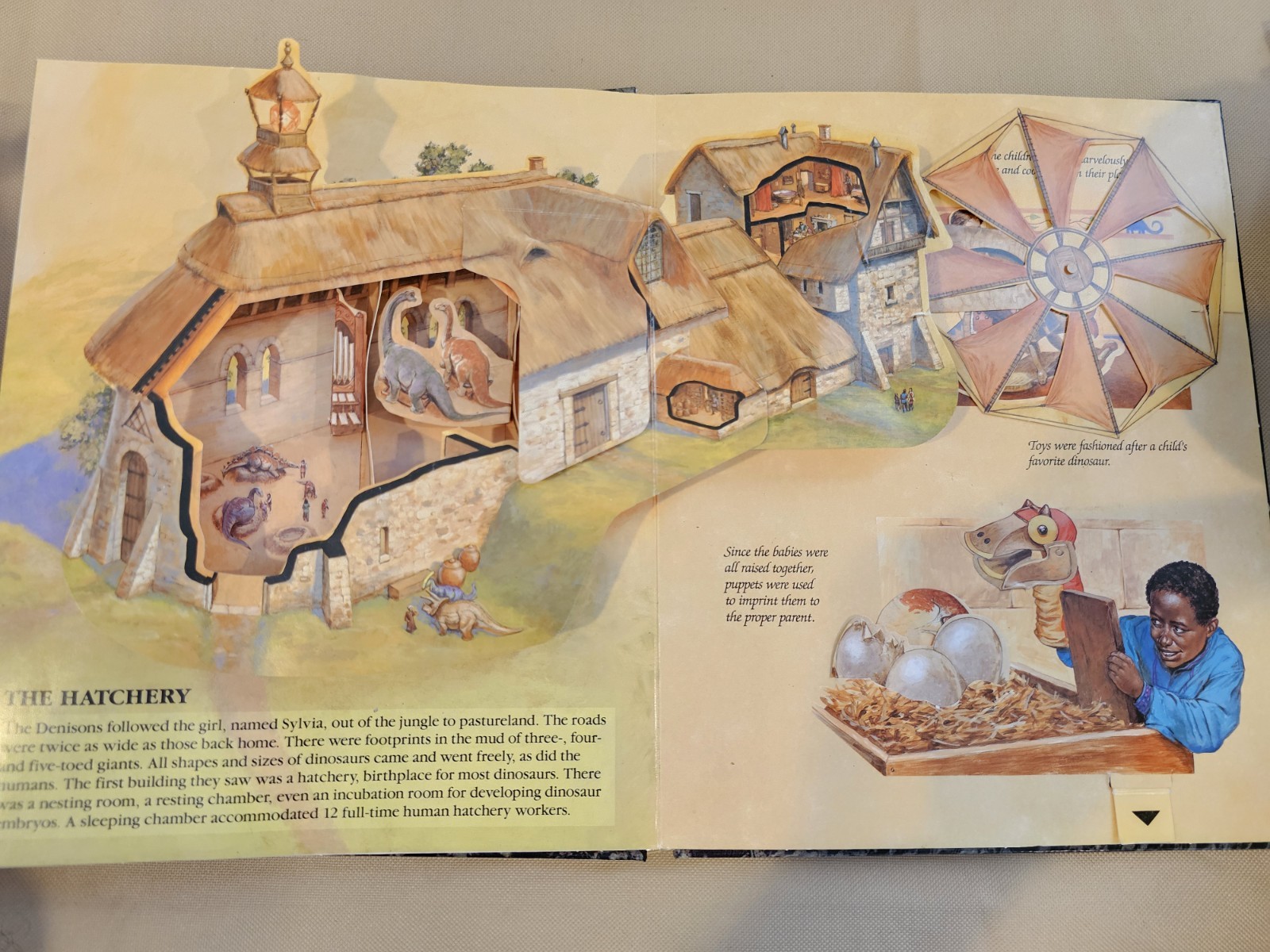 Vintage James Gurney’s Dinotopia Pop-Up Book