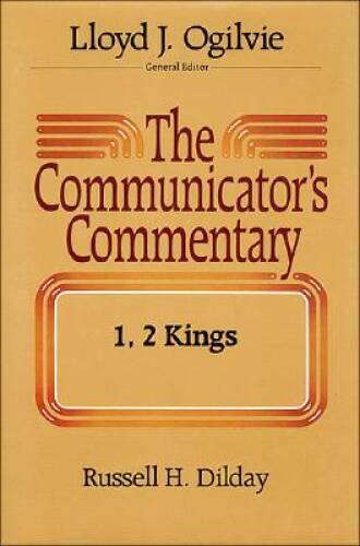Communicators Commentary: 1, 2 Kings (Communicators Commentary Ot) – GOOD