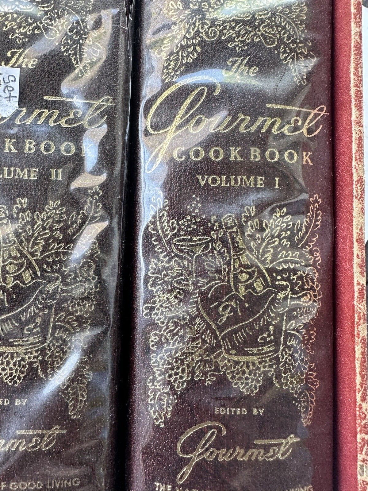 The Gourmet Cookbook Revised: Volume 1 and 2 Set Hardcover Boxed 1971 Vintage