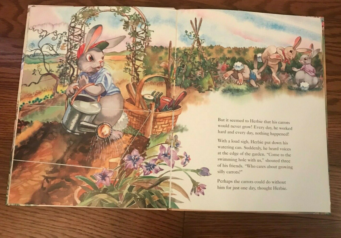 Longaberger Bunnies Book Herbie Goes To The Heartland County Fair 1995 Easter