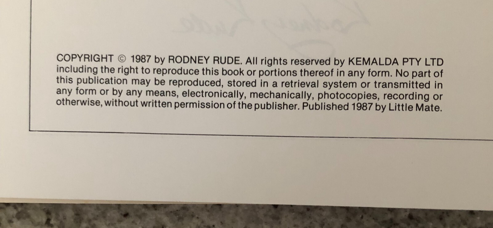 RODNEY RUDE “I HATE THAT” CARTOON BOOK – 110pg 26x 17cm – 1987 – LIKE NEW PAGES