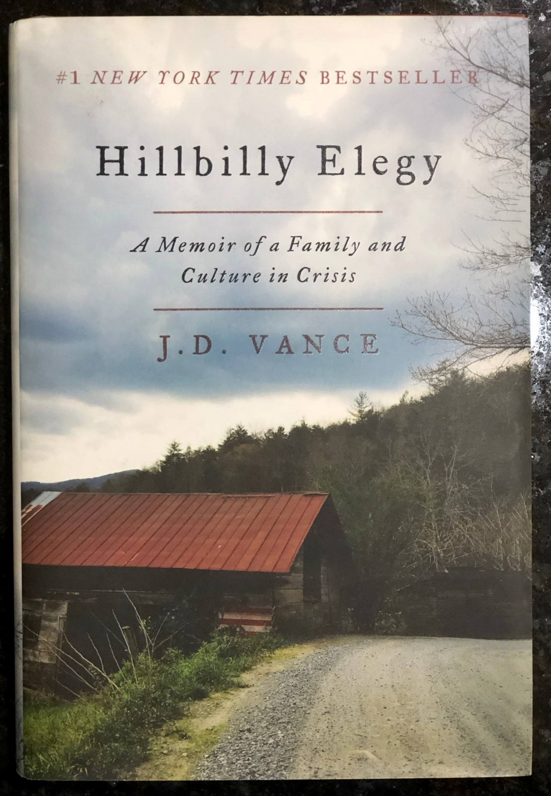 HILLBILLY ELEGY by J. D. Vance – STATED FIRST EDITION – Hardcover/DJ – BRAND NEW