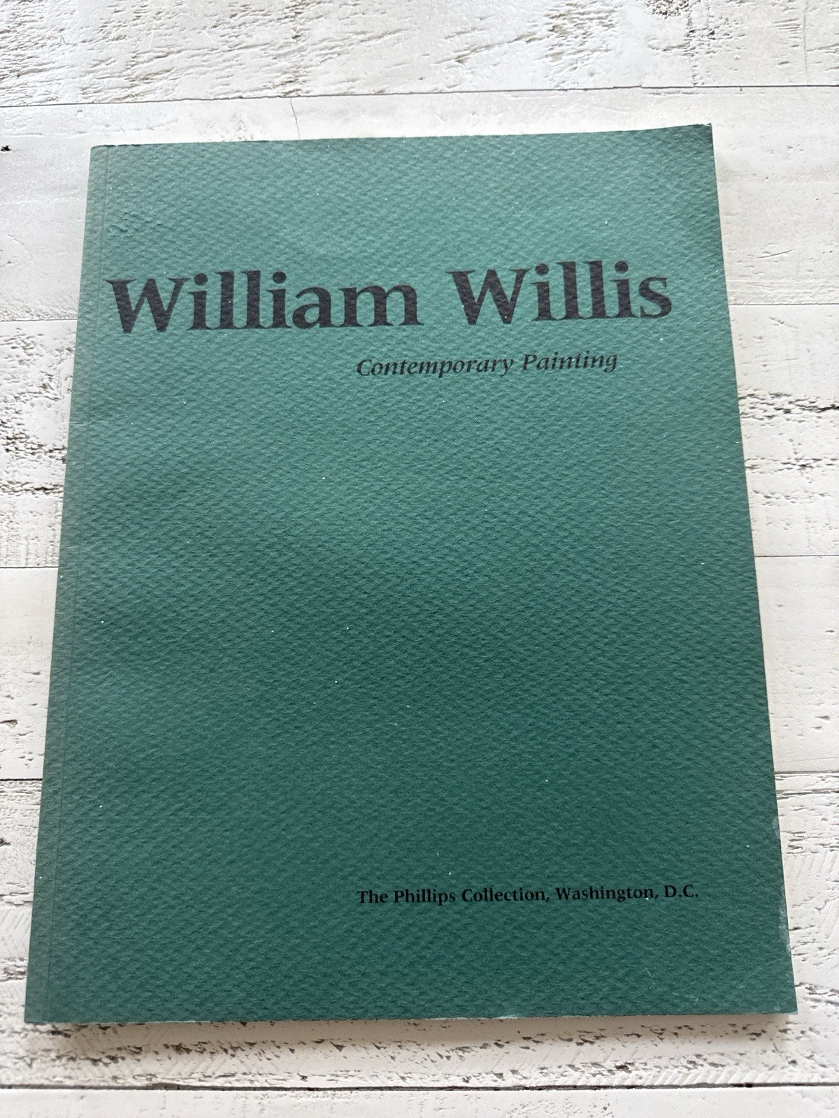 Signed William Willis Contemporary Painting 1989 PB Phillips Collection Art Cata