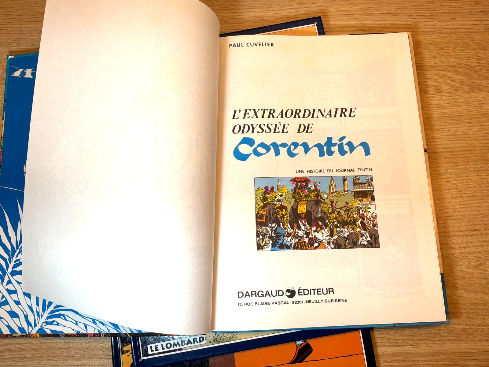 Corentin L’Extraordinaire Odyssée de Corentin 3-Book Set Vol. 1, 2,/ 3 French HC