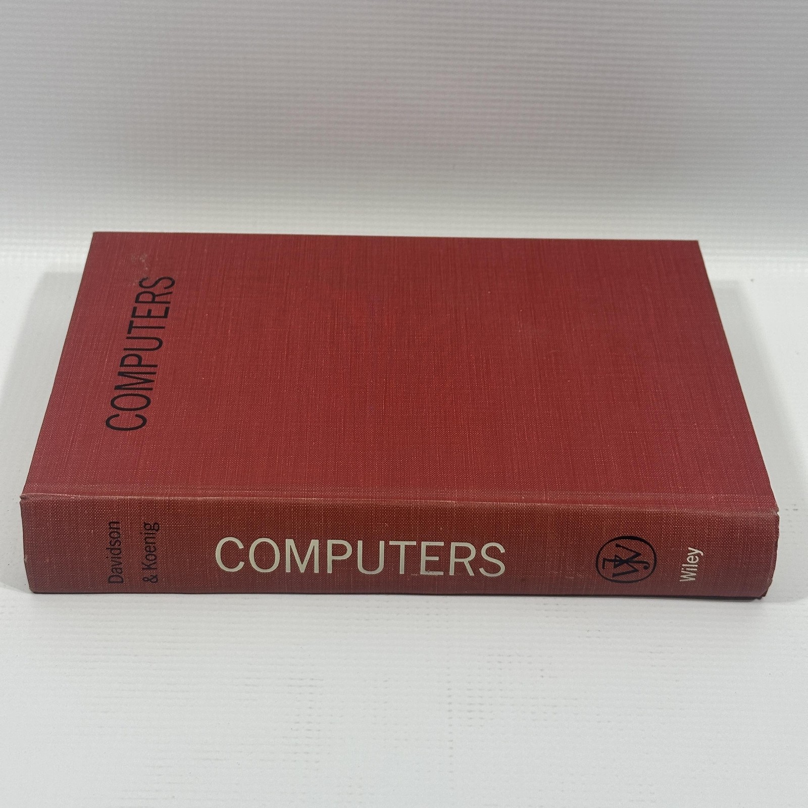 Vintage 1967 Computers Introduction to Computing Concepts HC Wiley Davidson