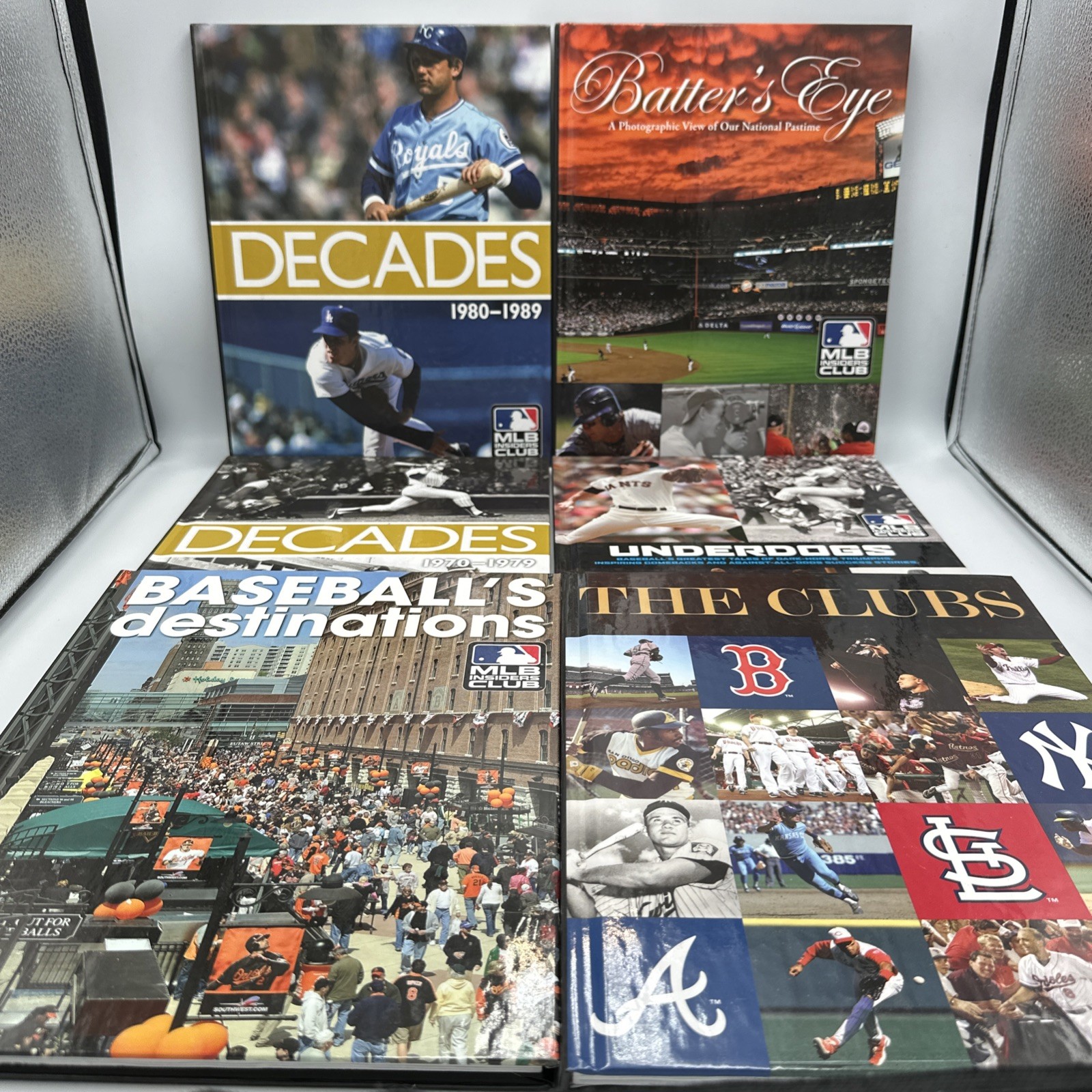 MLB’s Insiders Club Baseball’s Greatest Decades Lot of 11 Hardcover Books