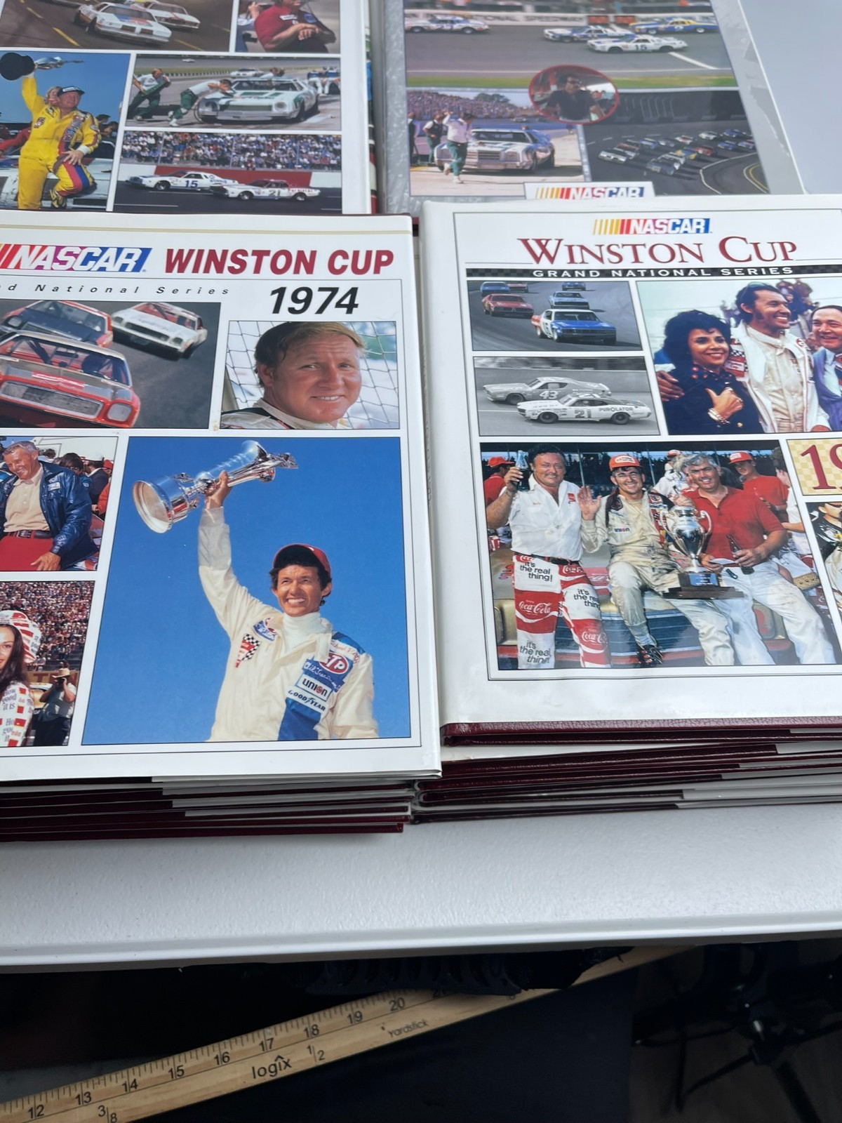 Massive Lot of Nascar Winston Cup and Misc Hardcover Books Collectible VTG (26)