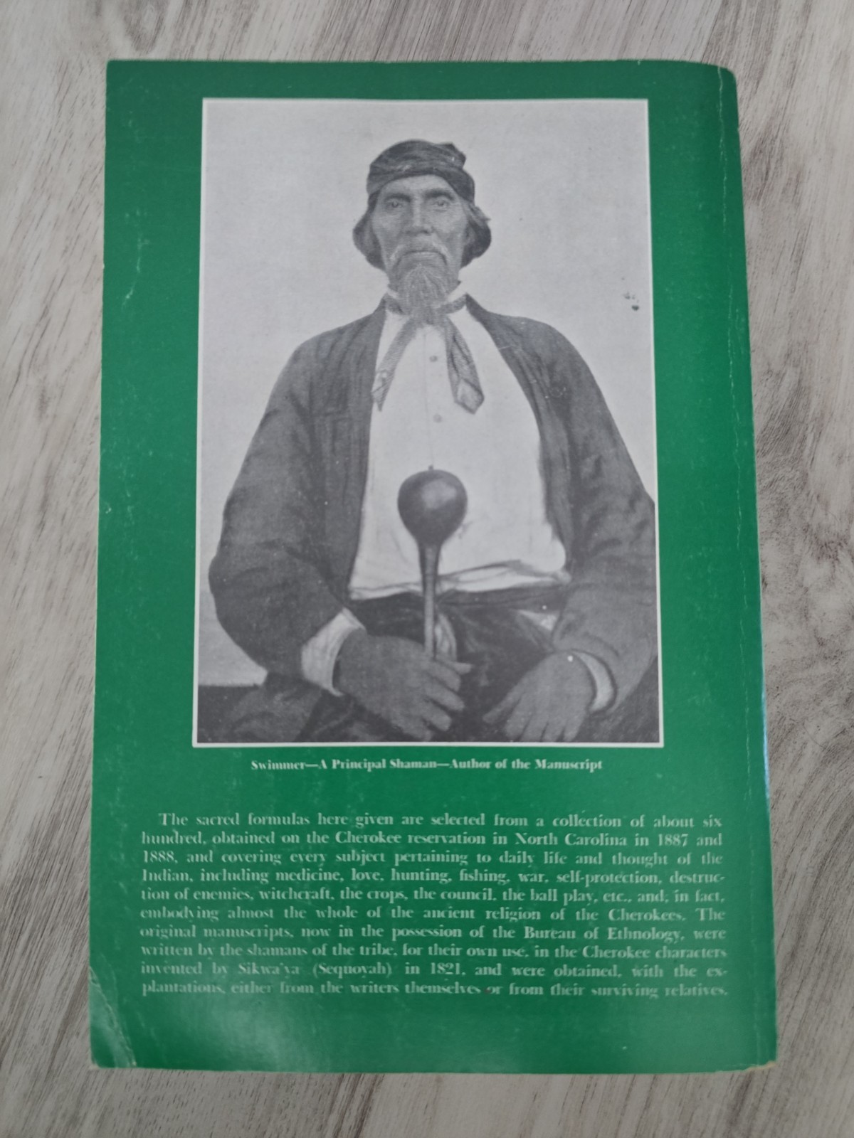 (1982 TPB) MYTHS OF THE CHEROKEE and SACRED FORMULAS OF THE CHEROKEES /Mooney