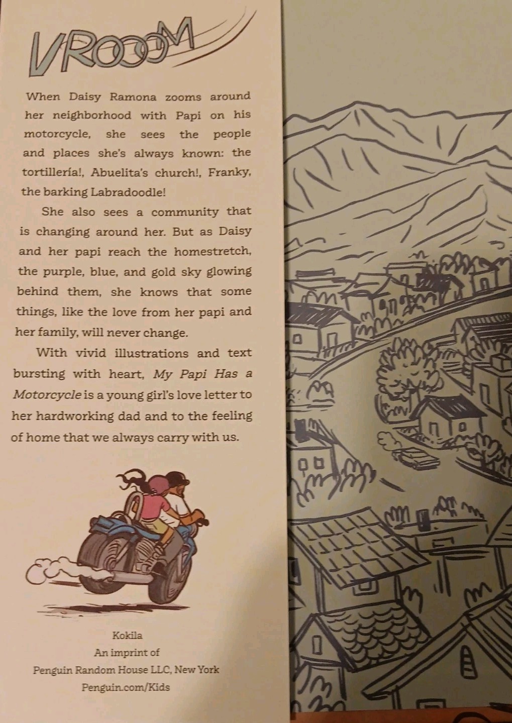 My Papi Has a Motorcycle HARDCOVER – 2019 by Isabel Quintero