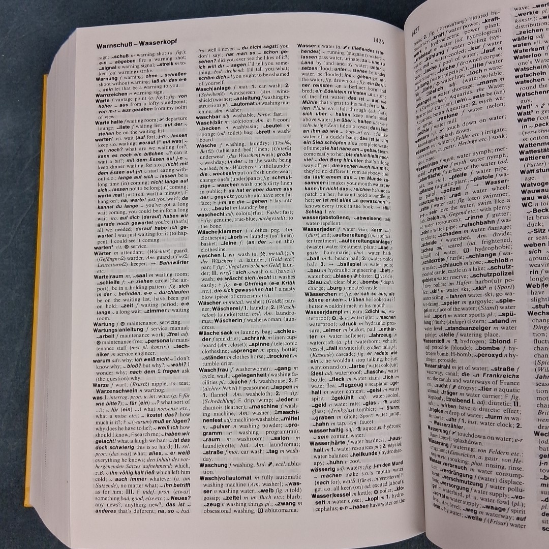 Langenscheidts Handwörterbuch Englisch German-English Bilingual Dictionary