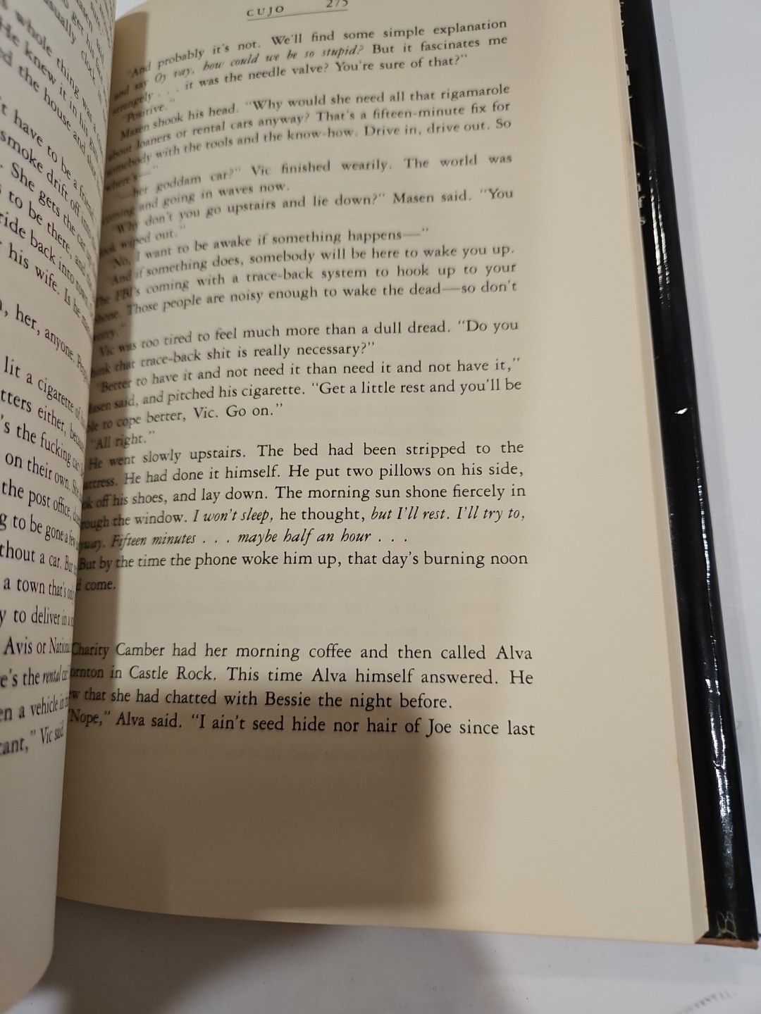 STEPHEN KING CUJO 1981 HCDJ TRUE 1ST EDITION $13.95 ON DJ FLAP READ DESCRIPTION
