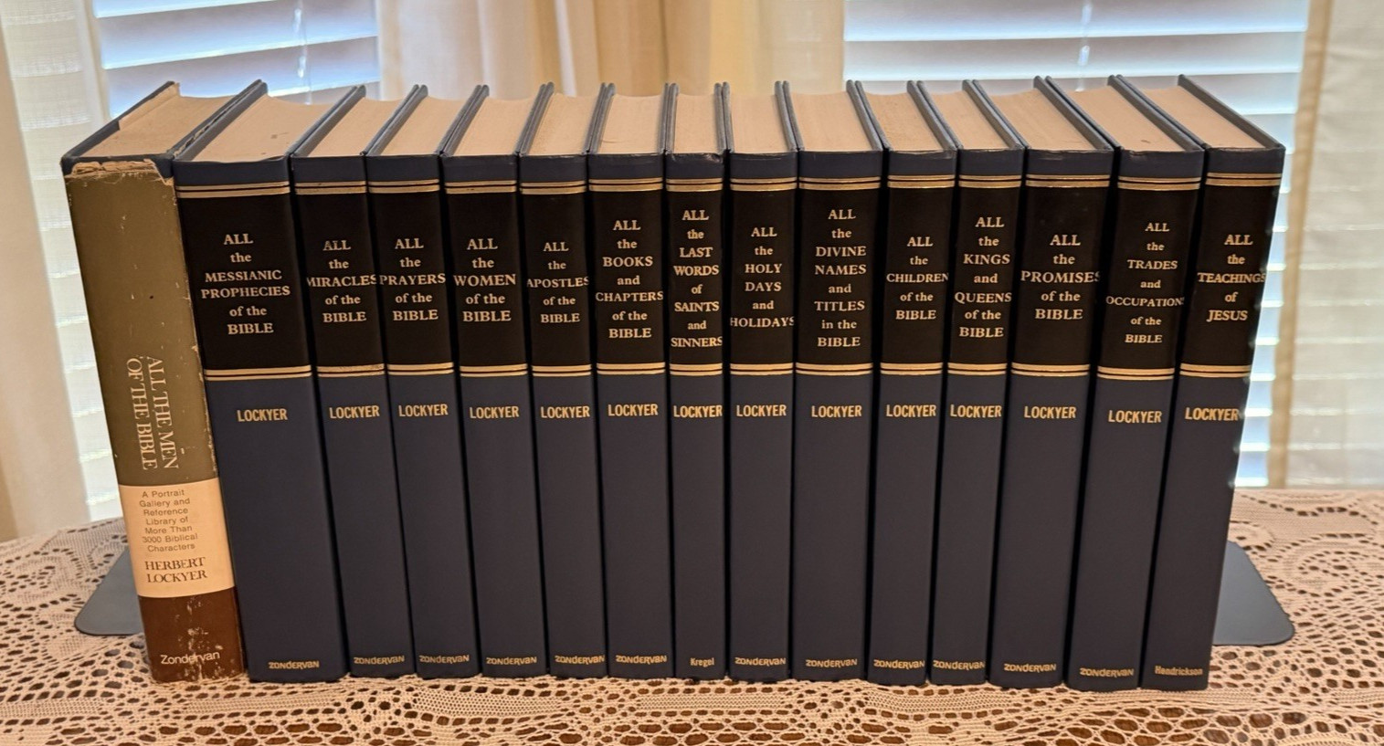 Herbert Lockyer “ALL the ….” Bible Book Series Set 15 Volume Lot HC Zondervan