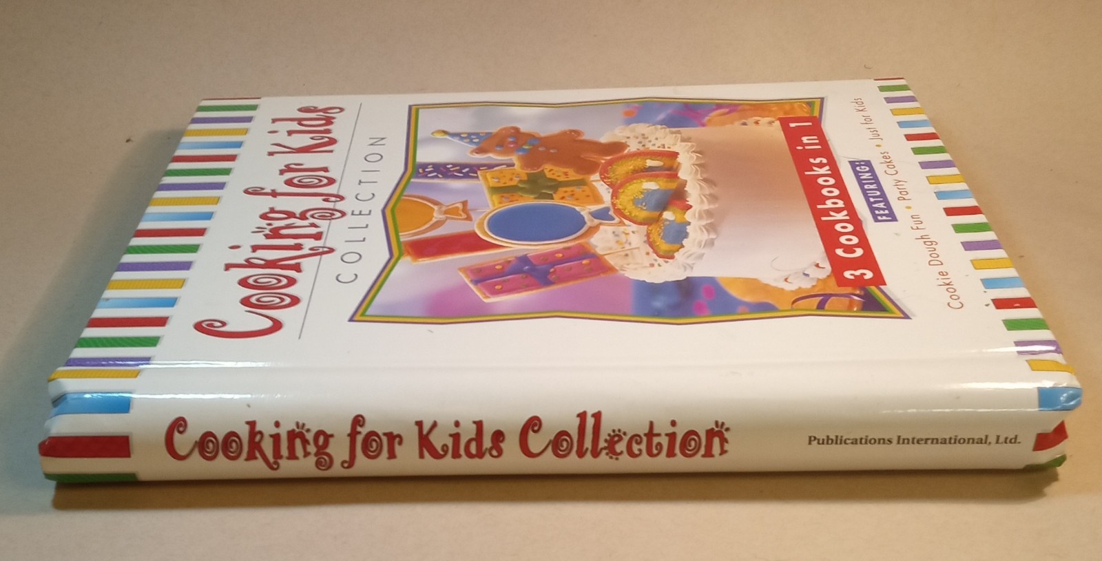 Cooking For Kids. 3 In 1 Cookbook. 2000. Divided With Tabs. Hardcover