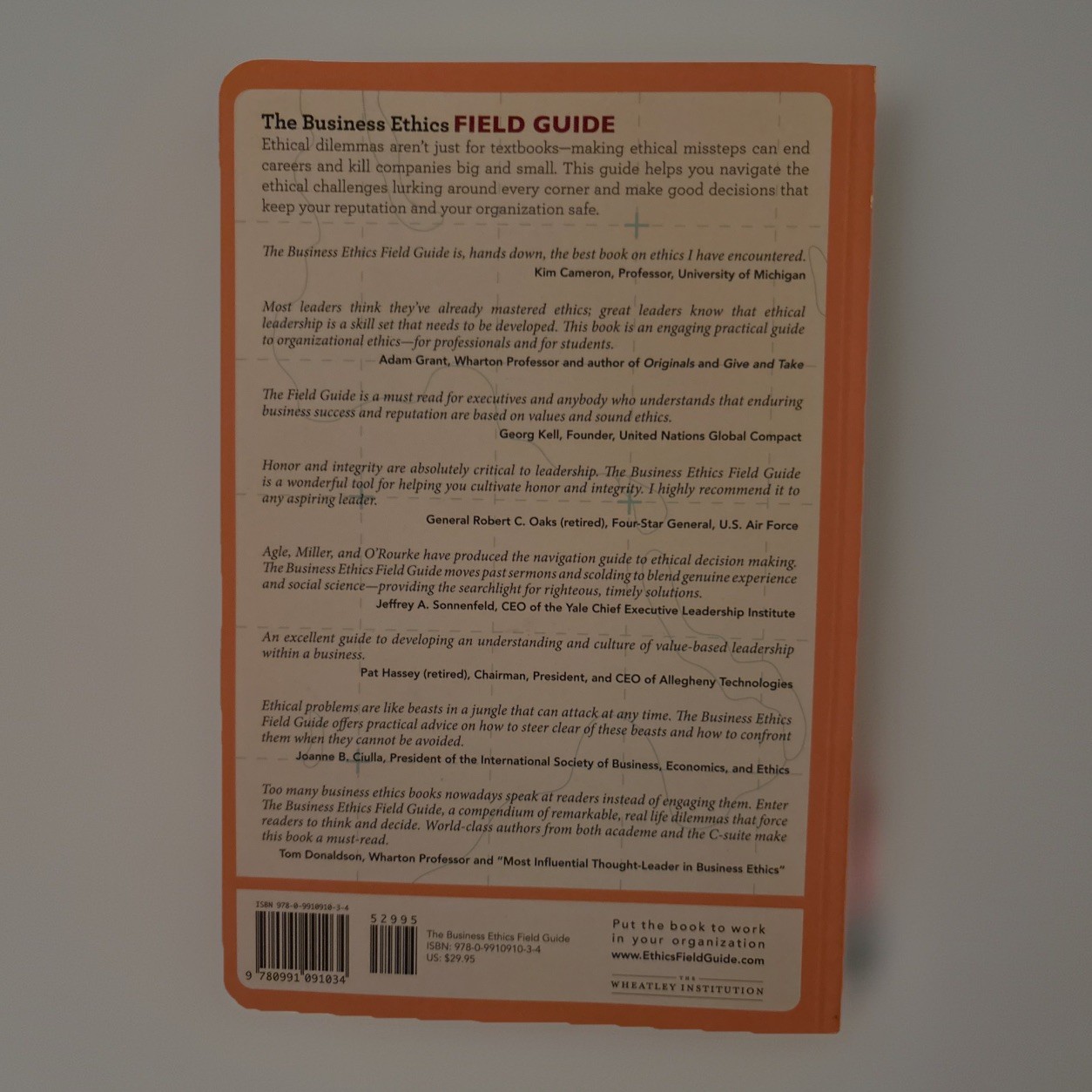 The Business Ethics Field Guide: The Essential Companion to Leading Your Career