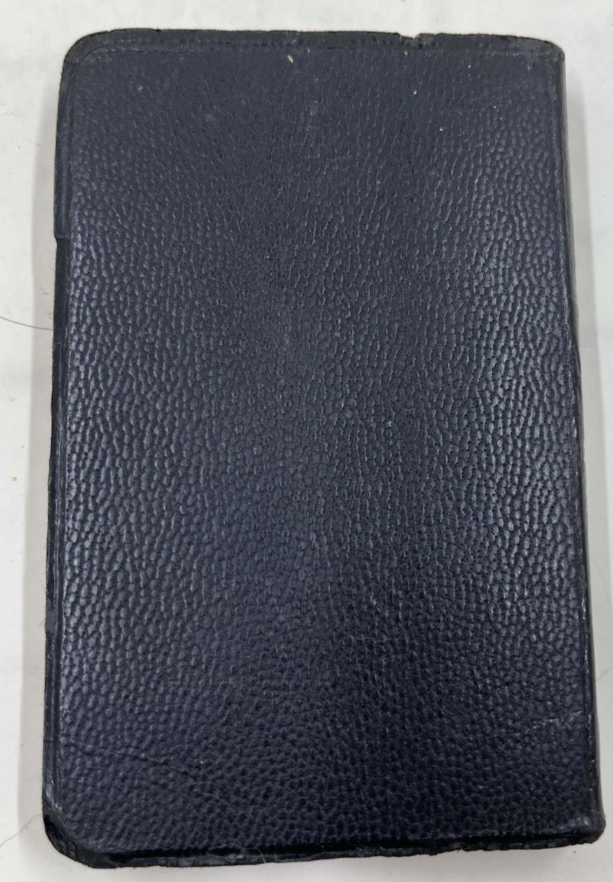 Vintage The New Testament World Pronouncing Edition KJV Pocket Size Black used