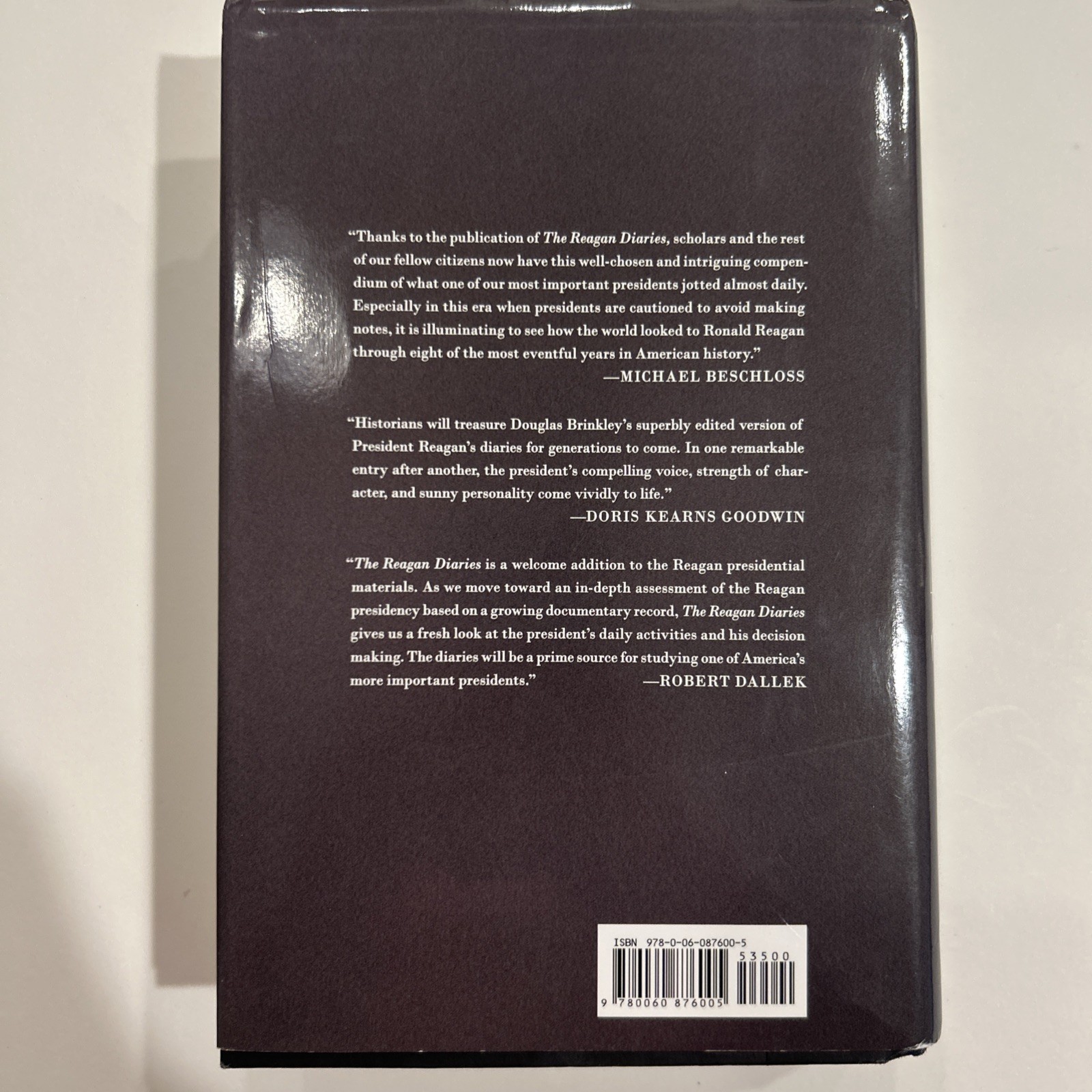 The Reagan Diaries by Ronald Reagan (2007, Hardcover) First Edition HC w/Jacket