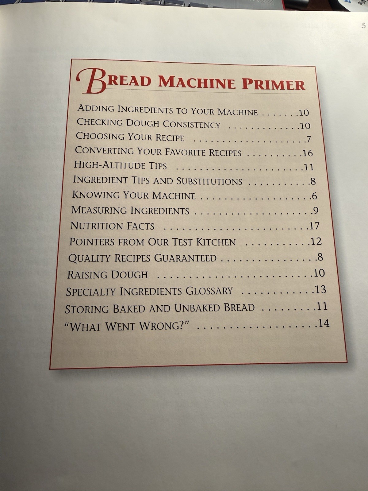 Better Home & Gardens Best Bread Machine Recipes for 1 1/2 -2 lb loaves. 1997.
